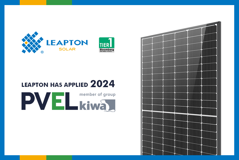 Leapton Energy hat den PVEL-Testbericht beantragt.